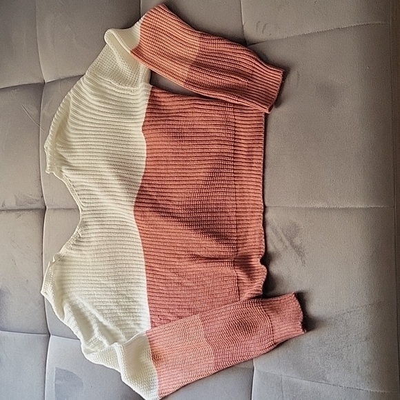 Fashion Nova Just A Little Twisted Sweater - Blush - Picture 8 of 8